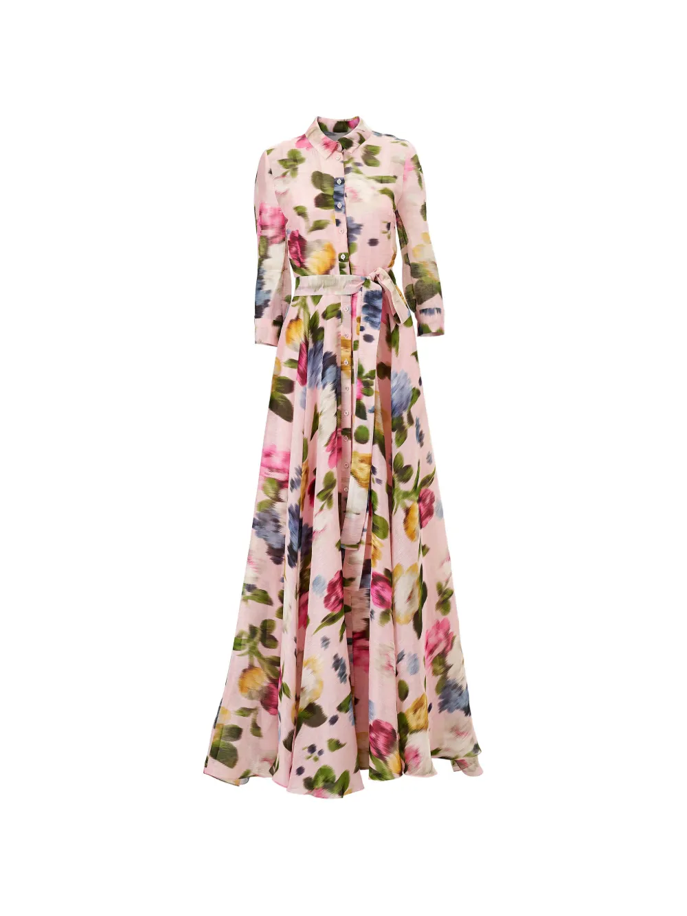Carolina Herrera floral-print maxi dress - Rosa