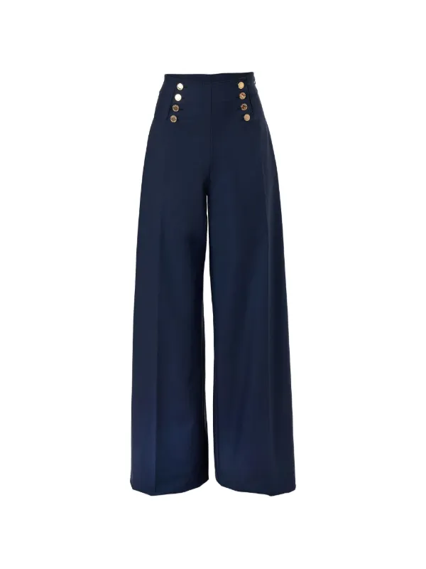 Carolina Herrera Alba Trousers in Blue