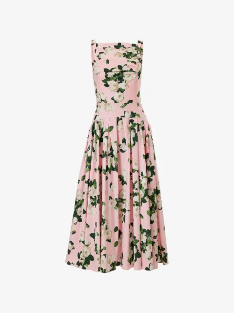 Carolina Herrera フローラル ドレス