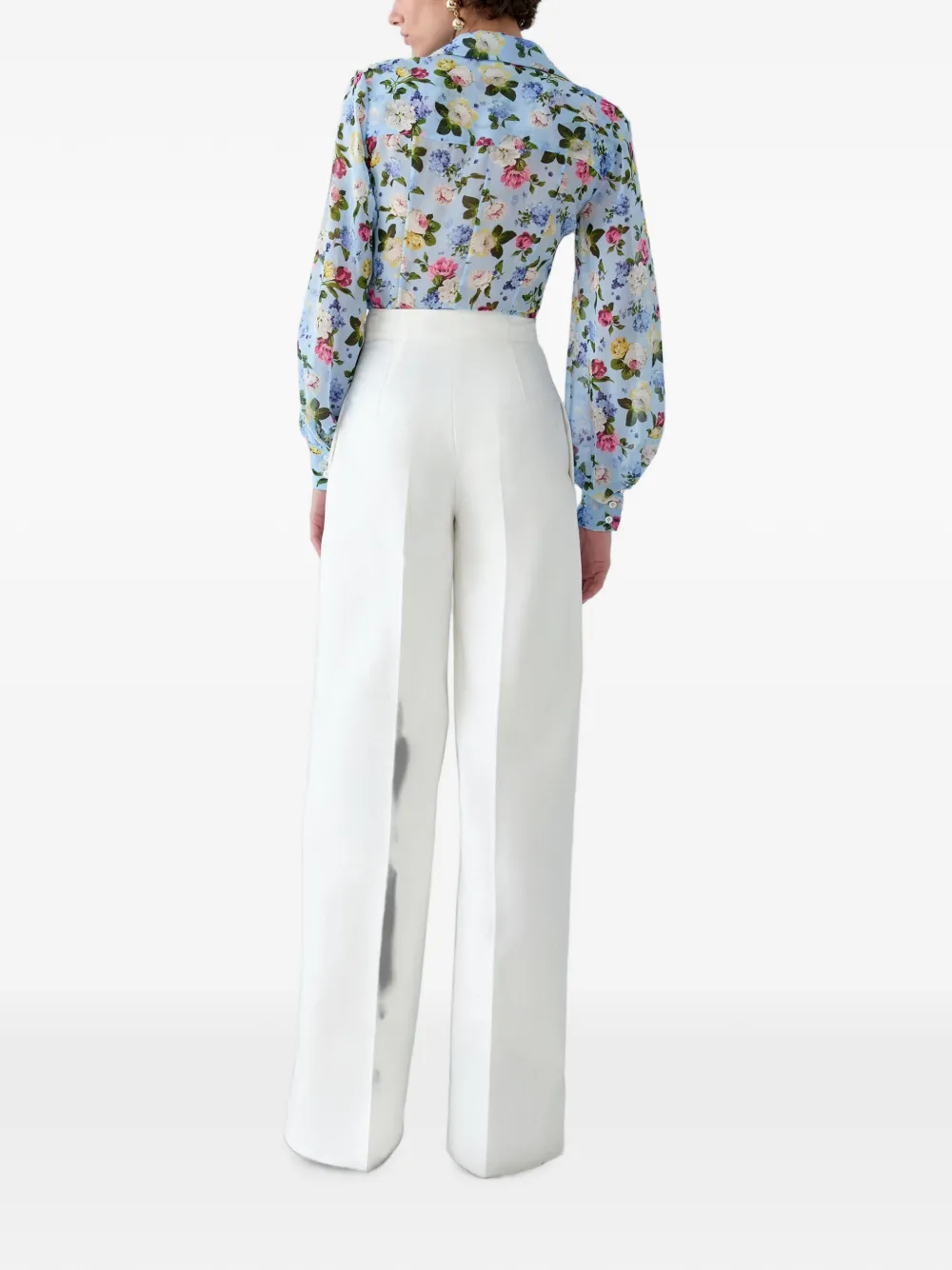 Carolina Herrera Alba broek Wit