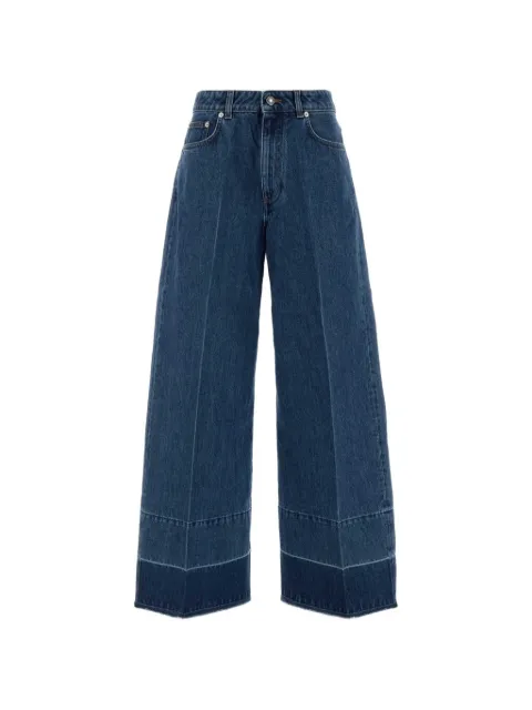Givenchy raw-cut wide-leg jeans