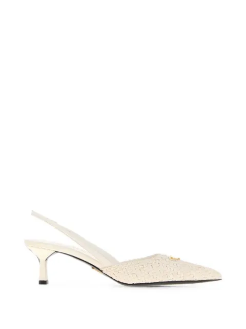 Prada Gewebte Slingback-Pumps