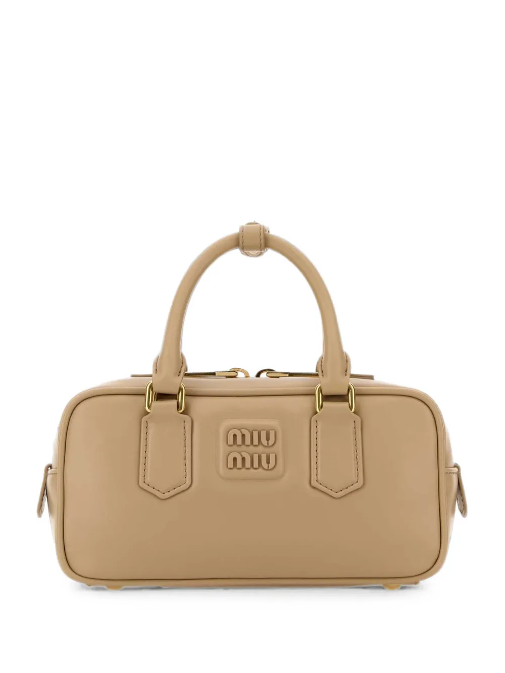 Miu Miu Arcadie leather tote bag - Toni neutri