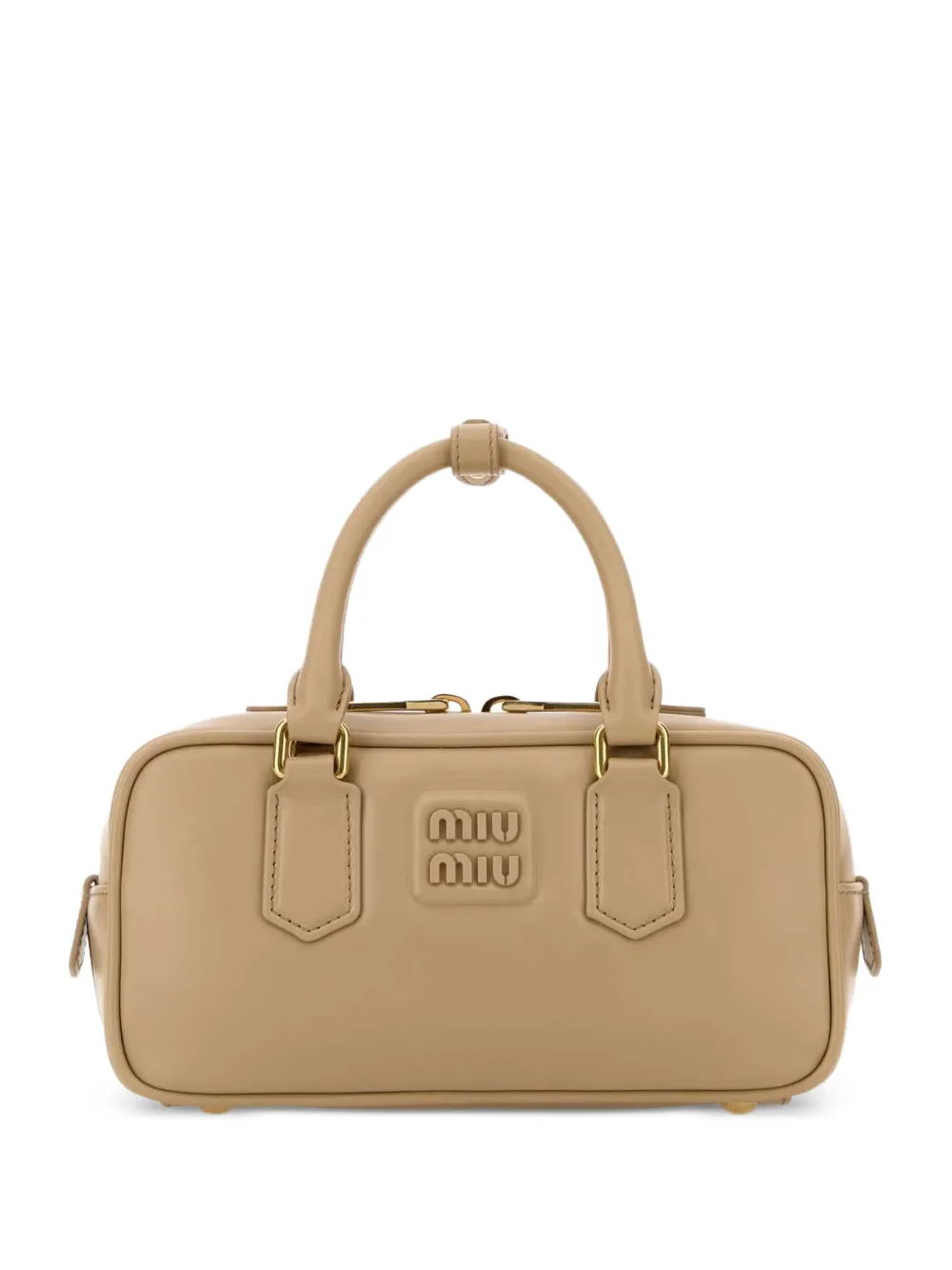 Miu Miu Arcadie leather tote bag - Toni neutri