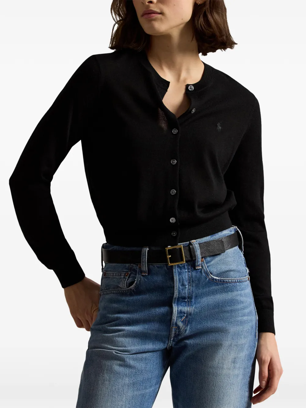 Polo Ralph Lauren Button-up vest Zwart