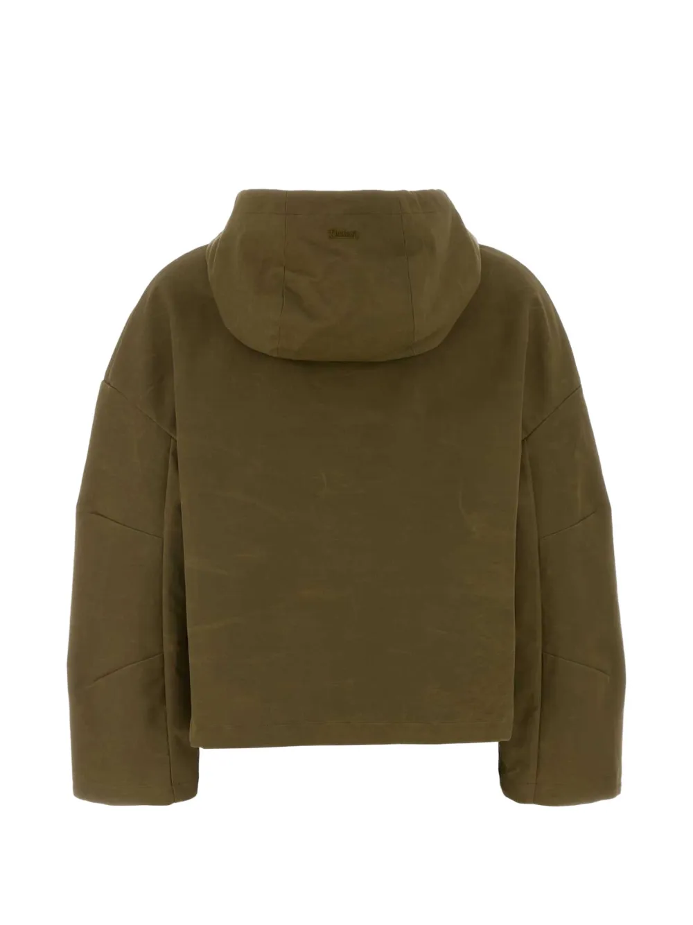 Herno Oversized jack met klepzak en capuchon Groen