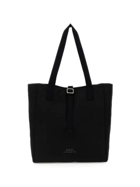 A.P.C. logo-detail shoulder bag