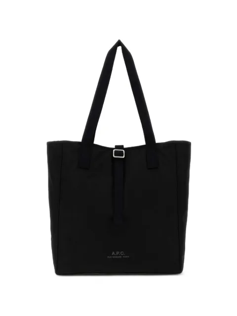 A.P.C. logo-detail shoulder bag