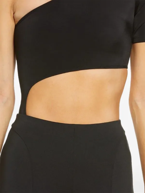 Alo Yoga one-shoulder Bodysuit | Black | FARFETCH IN