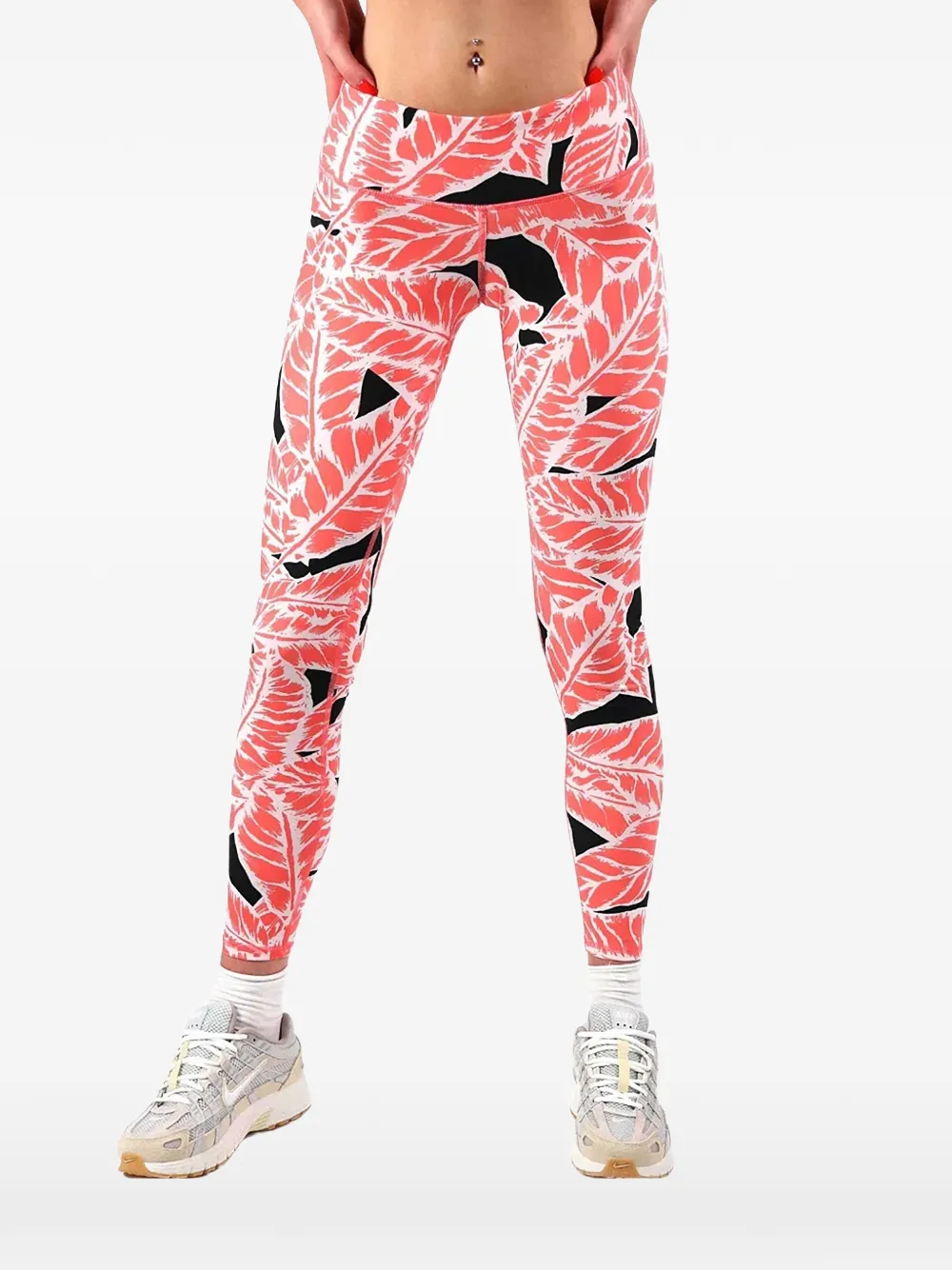 Alo Yoga Leggings con stampa - Rosa
