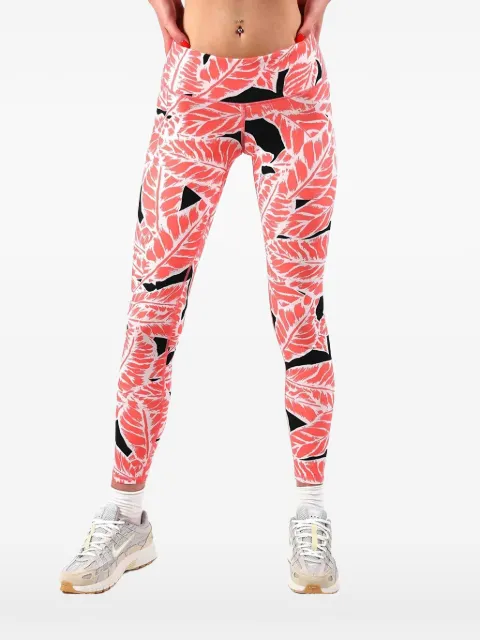 Alo Yoga leaf-print leggings