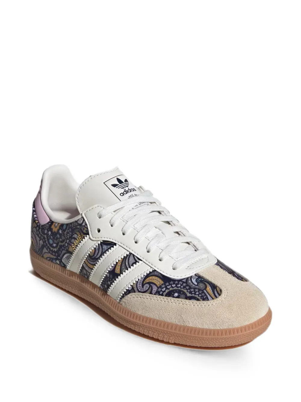 adidas Kids Samba Liberty paisley-print sneakers - Viola