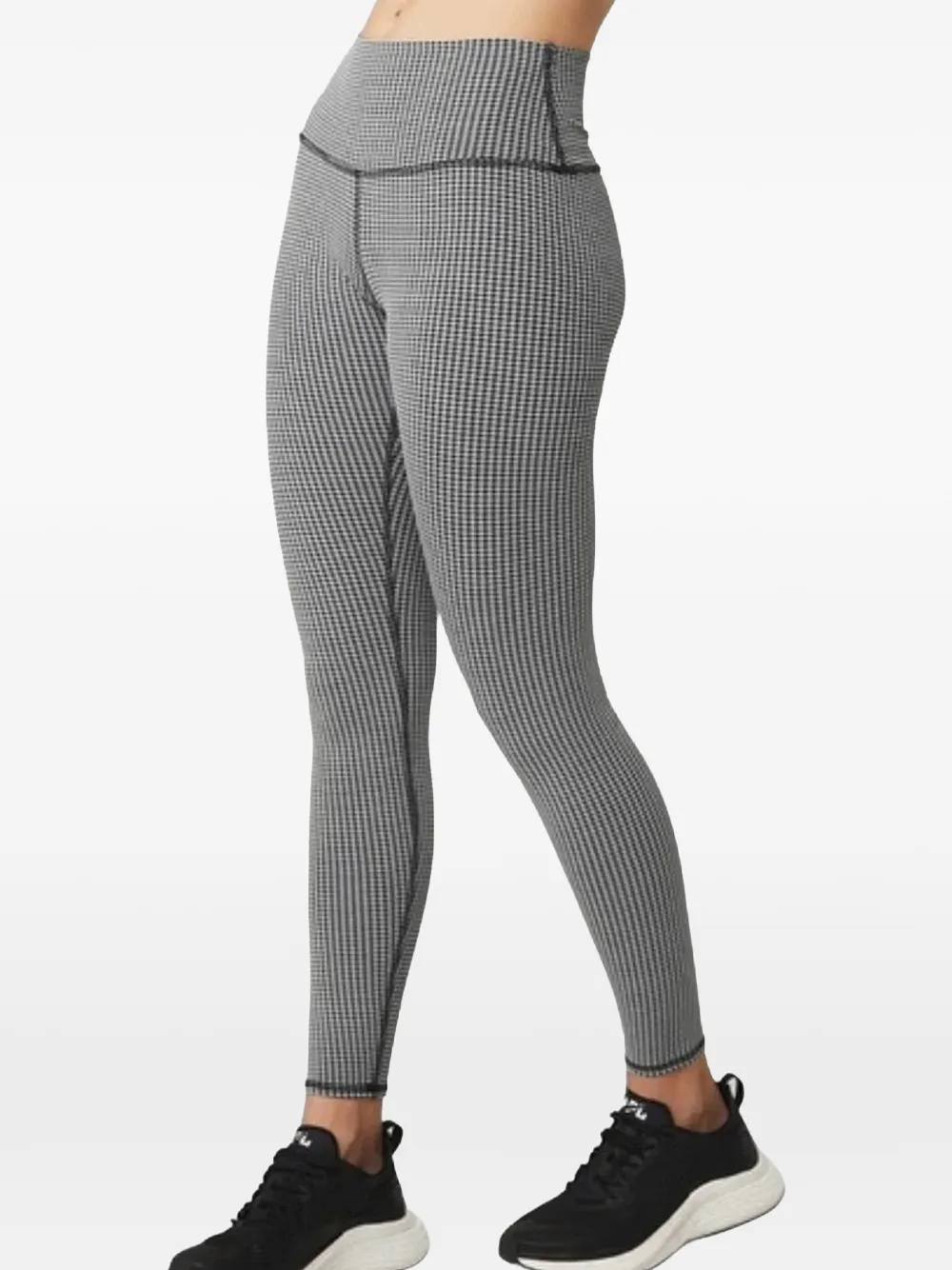 Alo Yoga Leggings in pied-de-poule - Nero