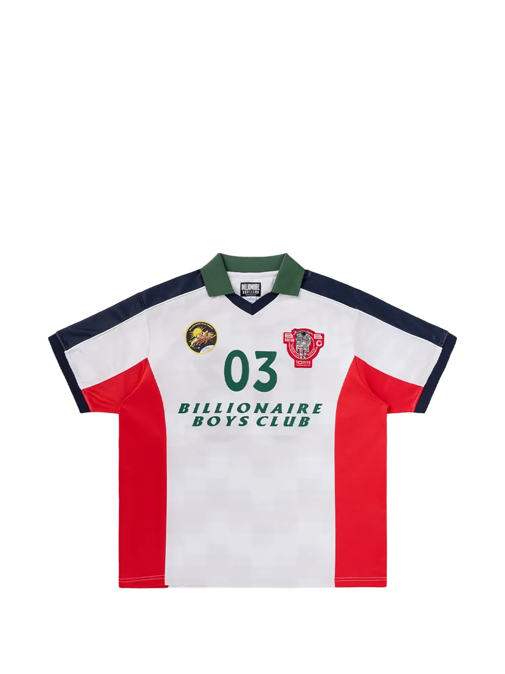 Billionaire Boys Club Midi polo-collar T-shirt - Weiß