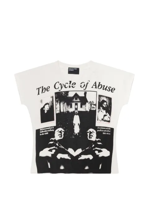Enfants Riches Déprimés graphic-print shrunken tank top