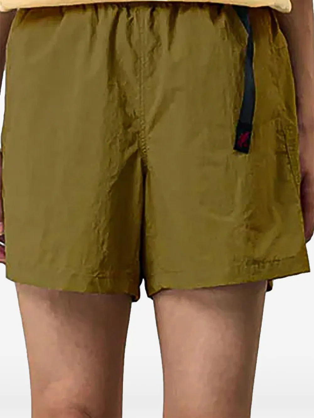 Gramicci Shorts met ceintuur Groen
