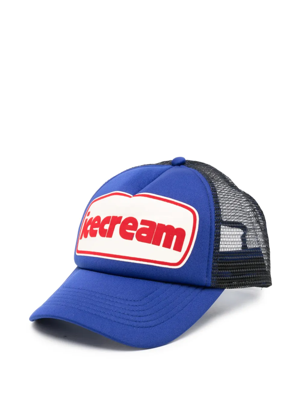 ICECREAM logo-patch mesh-panel baseball cap - Blu