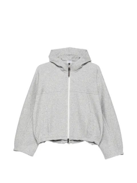 Brunello Cucinelli hoodie con cierre