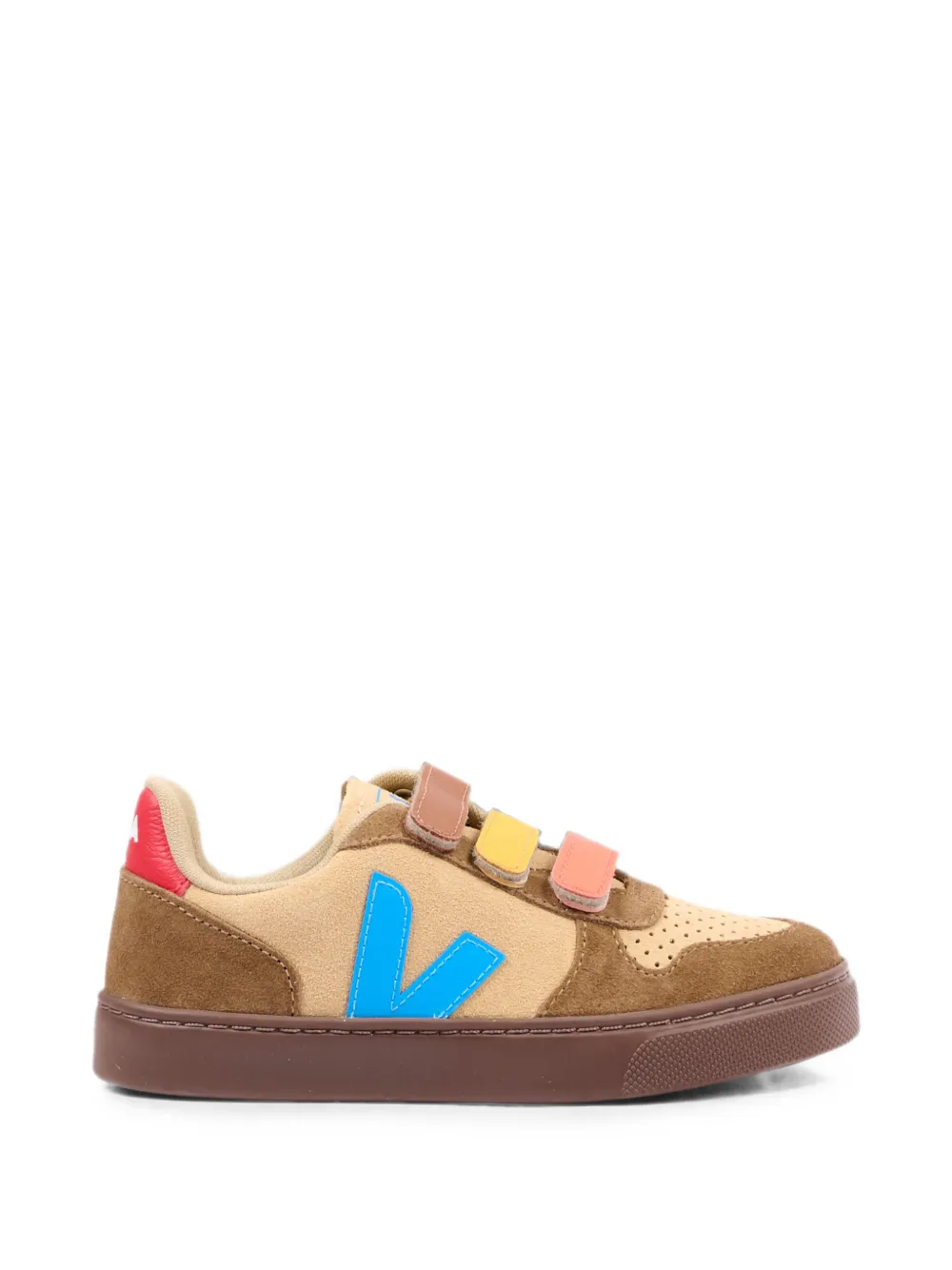 VEJA Kids V-90 leather sneakers - Marrone