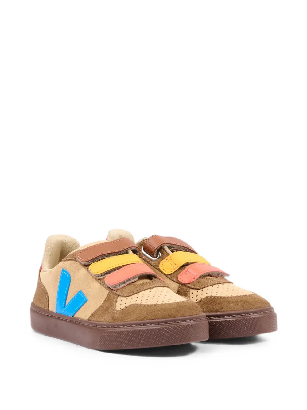 VEJA Kids V-90 leather sneakers Bruin