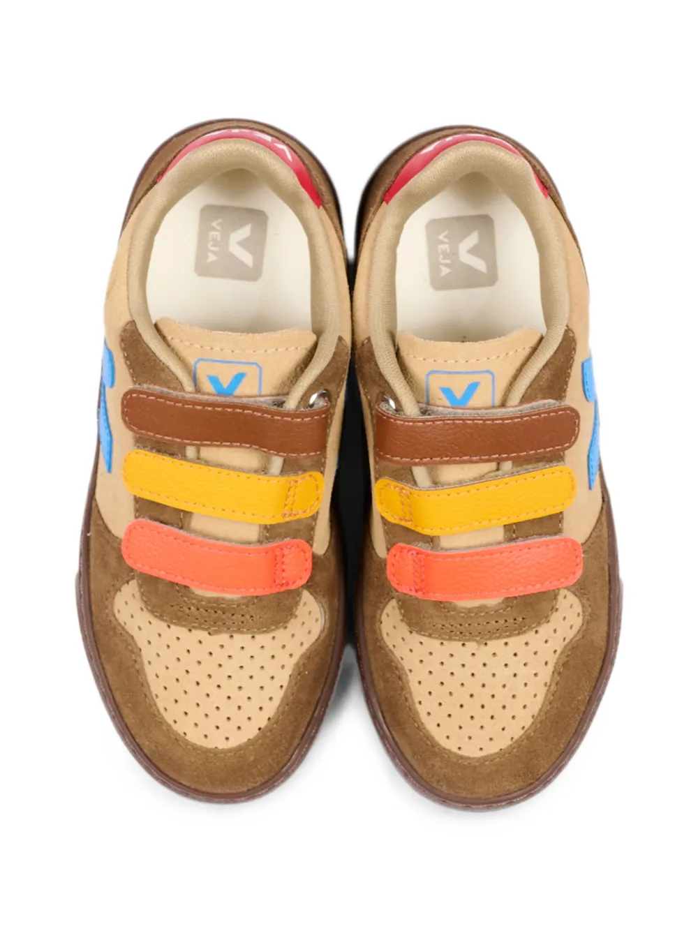 VEJA Kids V-90 leather sneakers Bruin