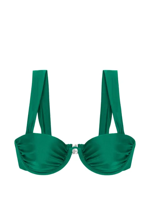 Simkhai Anniston ruched bikini top