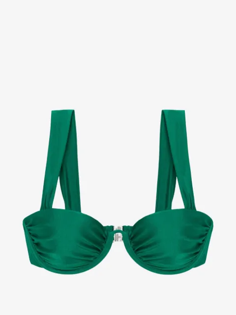 SIMKHAI  Anniston ruched bikini top