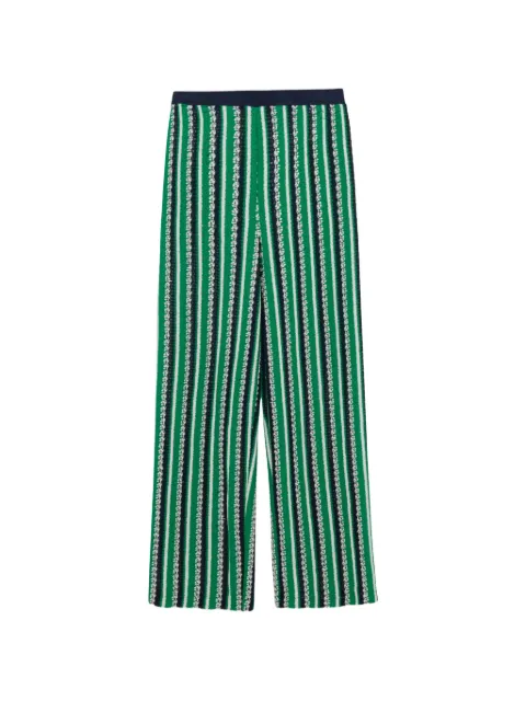 Simkhai Brenner stripe knit trousers