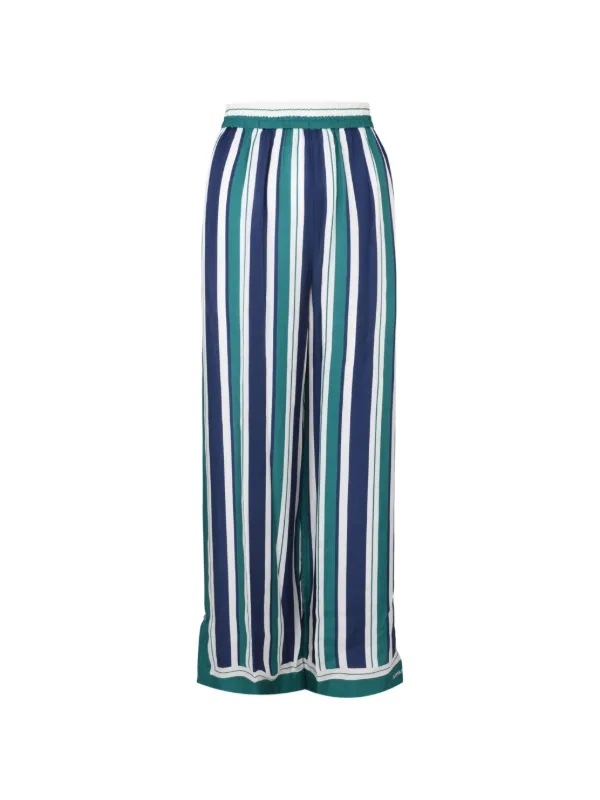 Simkhai Zuna Striped Pajamas in Blue