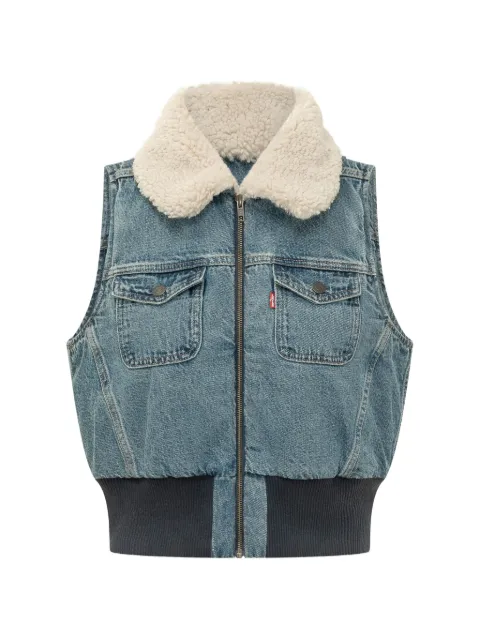 Levi's Sherpa-collar denim gilet