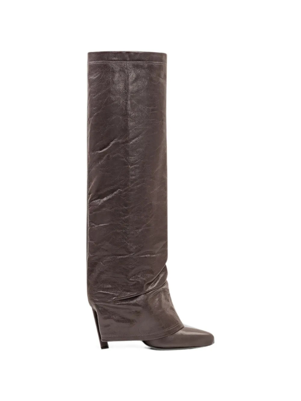 The Attico Leon knee-high boots - Grau