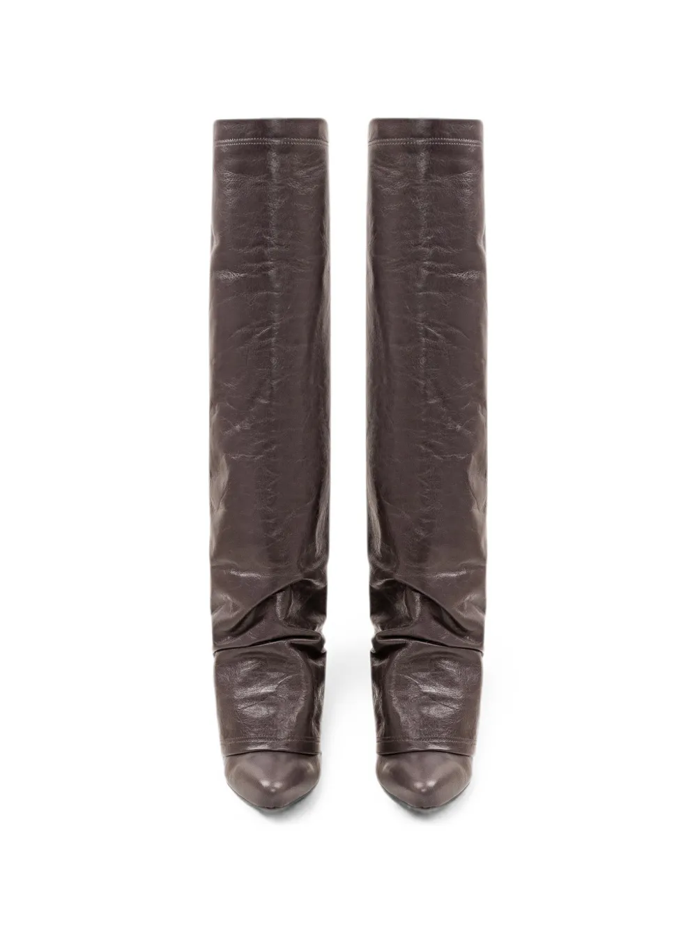 The Attico Leon knee-high boots Grijs