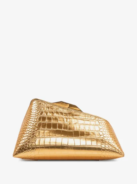 The Attico Clutch 8.30 PM con effetto coccodrillo