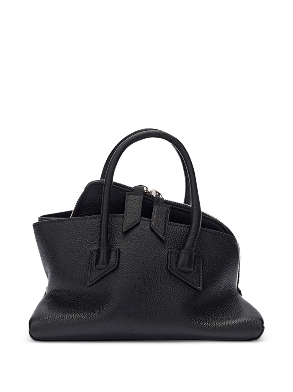 The Attico ''La Passeggiata Mini'' black top handle bag