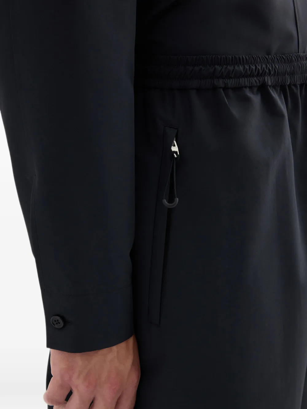 Jil Sander Trainingsbroek met elastische taille Zwart
