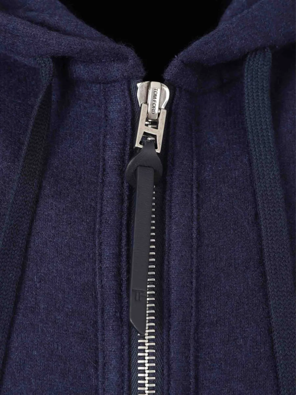TOM FORD Kasjmier hoodie met rits Blauw
