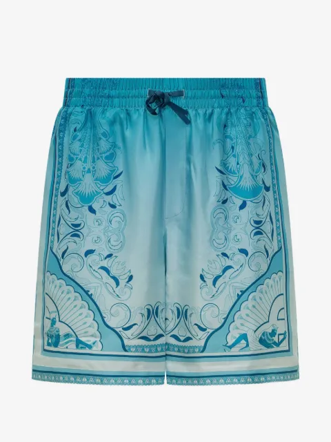 Casablanca EgypsonRug silk shorts