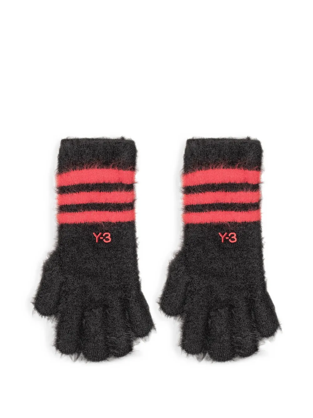 Y-3 stripes gloves