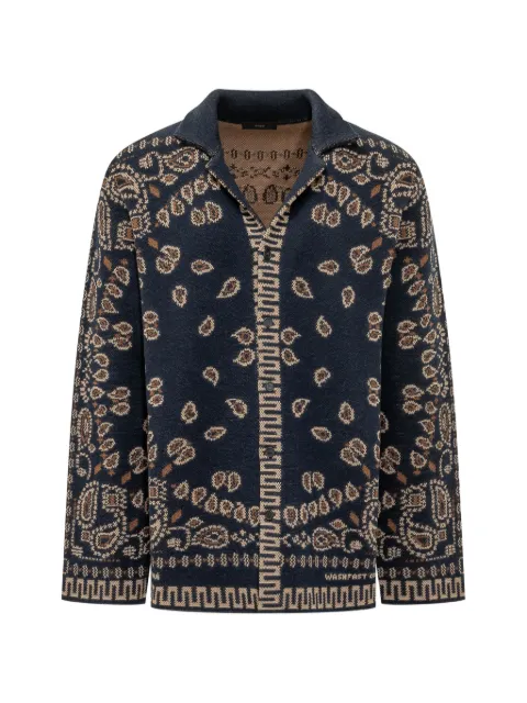 Alanui camisa con motivo de bandana en jacquard