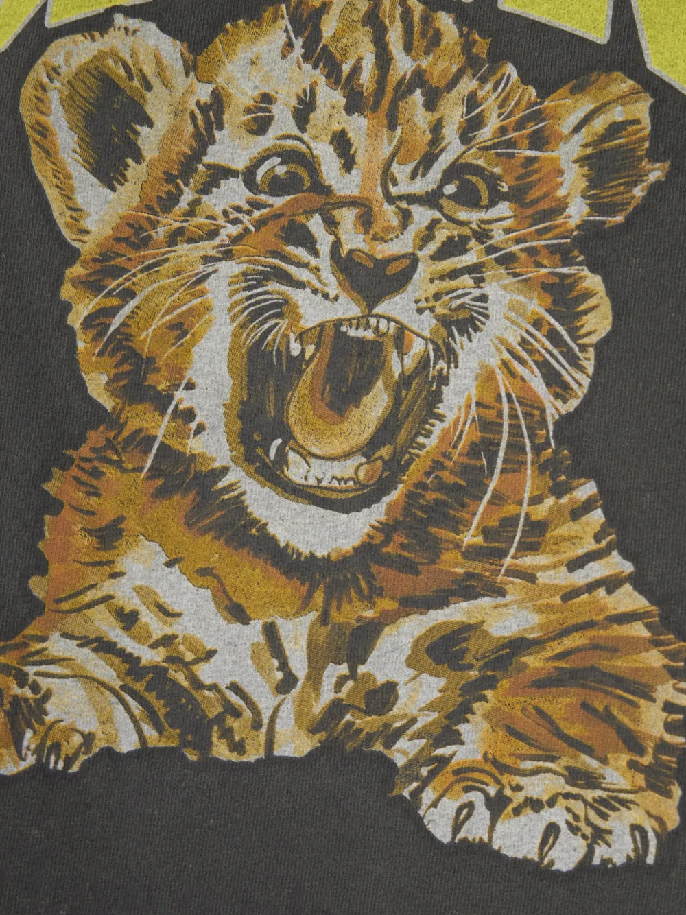 GANNI Katoenen sweater met print Grijs