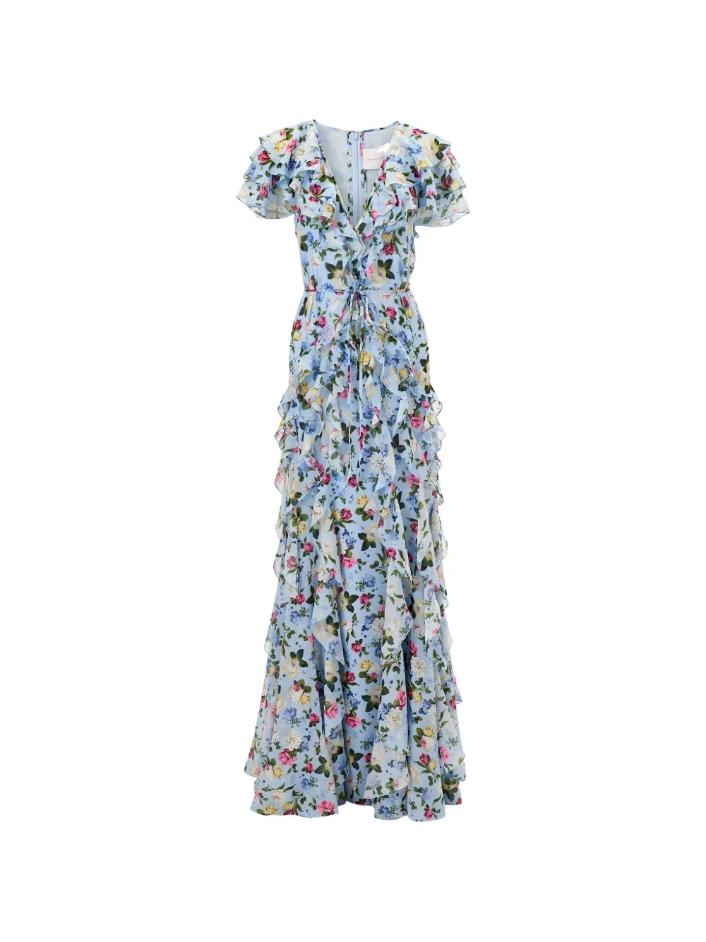 Carolina Herrera floral-print maxi dress - Blu