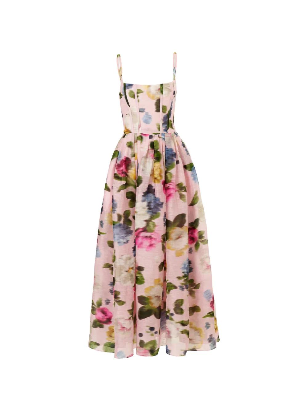 Carolina Herrera floral-print maxi dress - Rosa