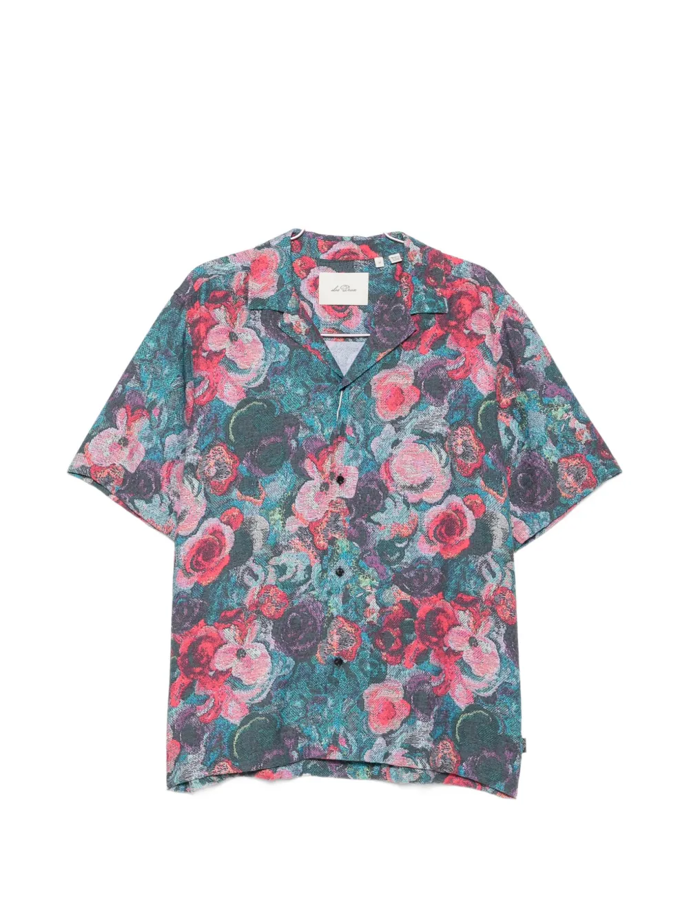 Les Deux Bouquet floral-print short-sleeve shirt