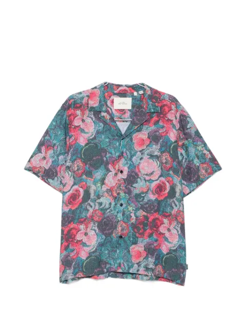 Les Deux Bouquet floral-print short-sleeve shirt