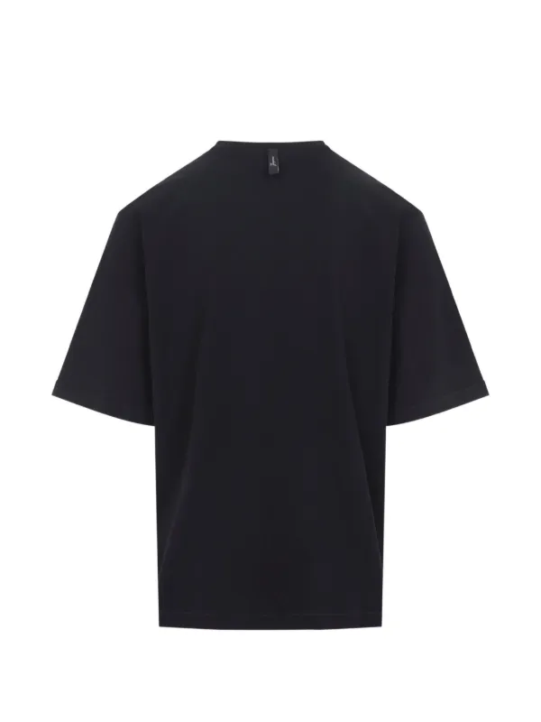 Jacquemus logo-print T-shirt | Black | FARFETCH