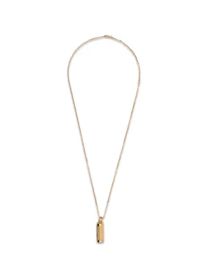 LEMAIRE Personal Brush Necklace | Silver | FARFETCH