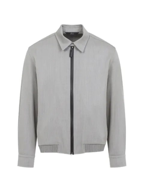 Brioni Iride zip-up wool jacket