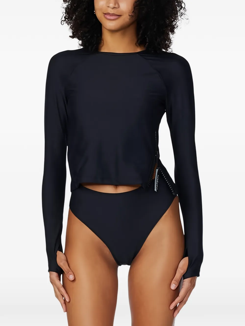 WATSKIN Sasha long-sleeve T-shirt - Nero
