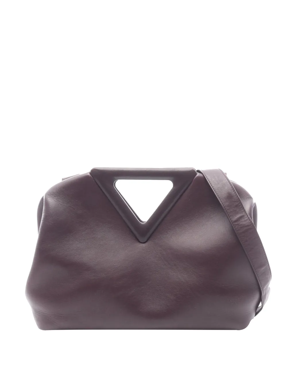 Bottega Veneta Pre-Owned Borsa a tracolla Point media in pelle 2012-2026 - Viola