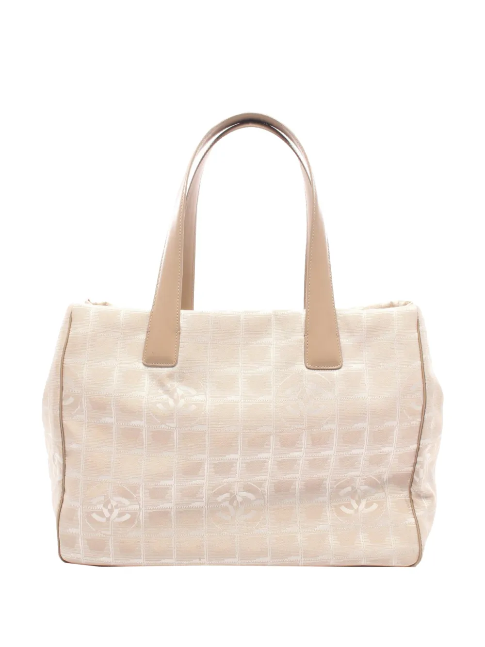 CHANEL Pre-Owned Borsa tote New Travel Line in nylon 2005-2006 - Toni neutri